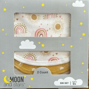MOON AND STARS Baby 2-Pack Bid Set 0+ 100% Cotton